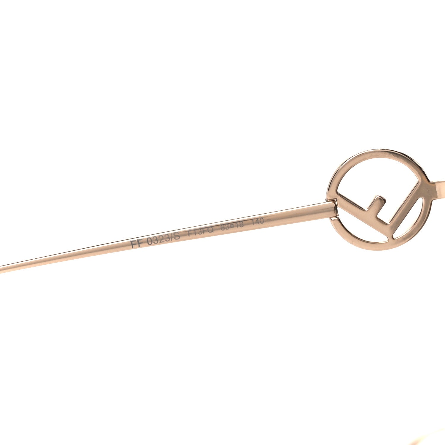 Fendi Metal F is Fendi Sunglasses FF 0323/S Gold 5 of 8
