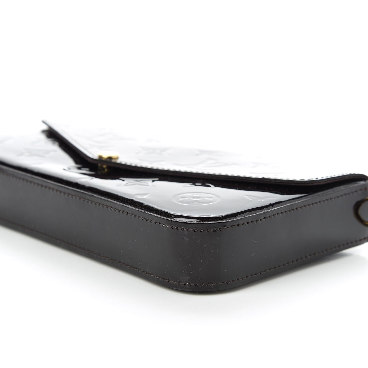 Vernis Pochette Felicie Chain Wallet Amarante