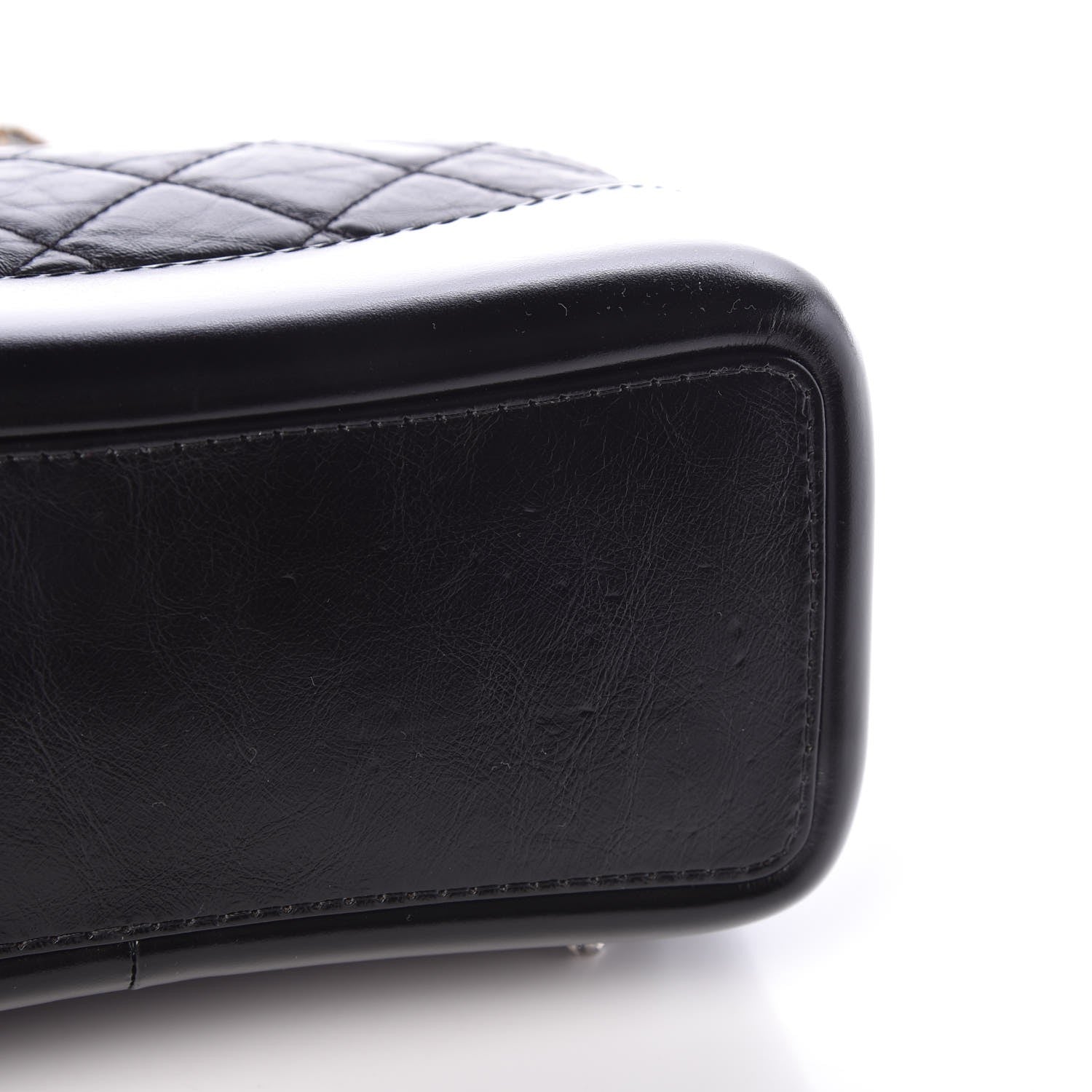 Chanel Aged Calfskin Quilted Small Gabrielle Backpack Black 8 of 9