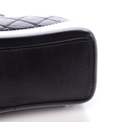 Chanel Aged Calfskin Quilted Small Gabrielle Backpack Black 8 of 9