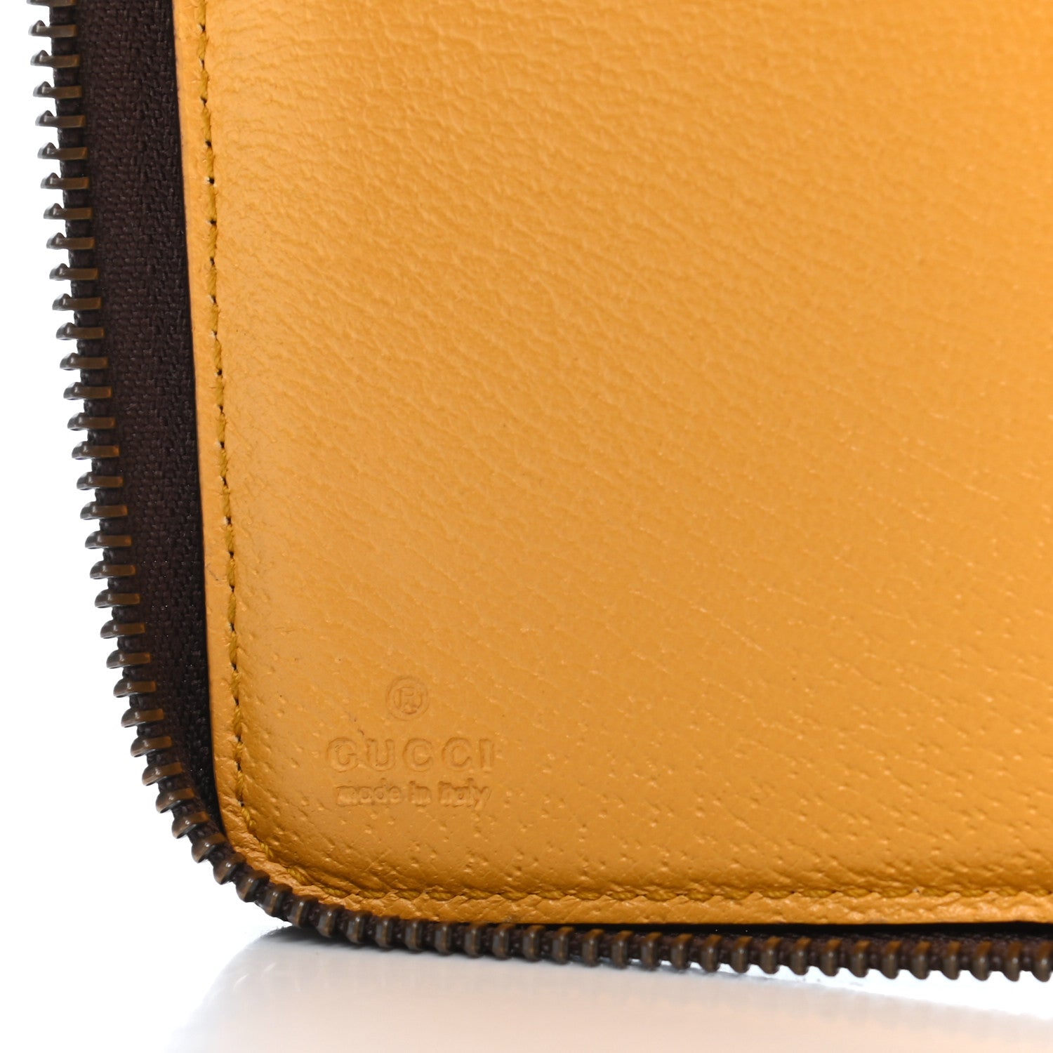 Gucci GG Supreme Monogram Neo Vintage Zip Around Wallet Beige Crop New Acero 6 of 7
