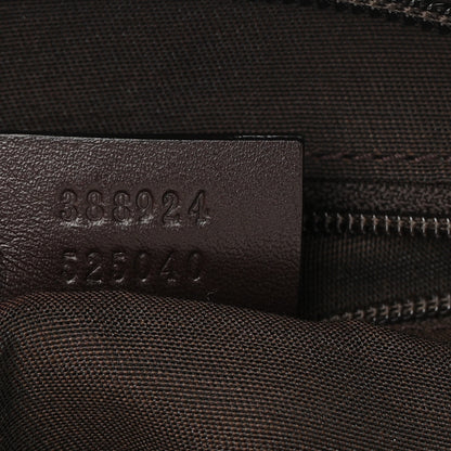 Gucci GG Plus Monogram Medium Flat Messenger Bag Dark Brown 6 of 13