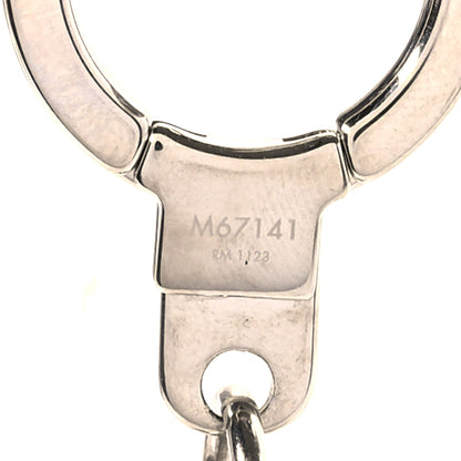 Louis Vuitton Metal Luggage Tag Key Holder Silver 3 of 5