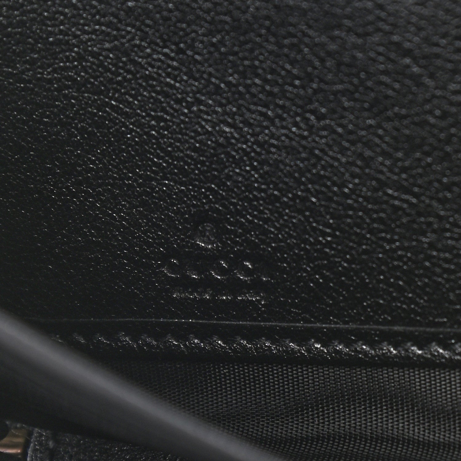 Gucci Wonka Grain Calfskin Diana Continental Wallet Black 6 of 7