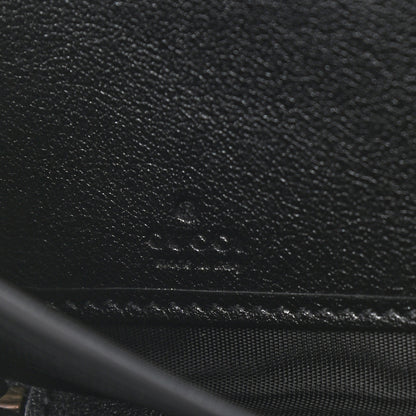 Gucci Wonka Grain Calfskin Diana Continental Wallet Black 6 of 7