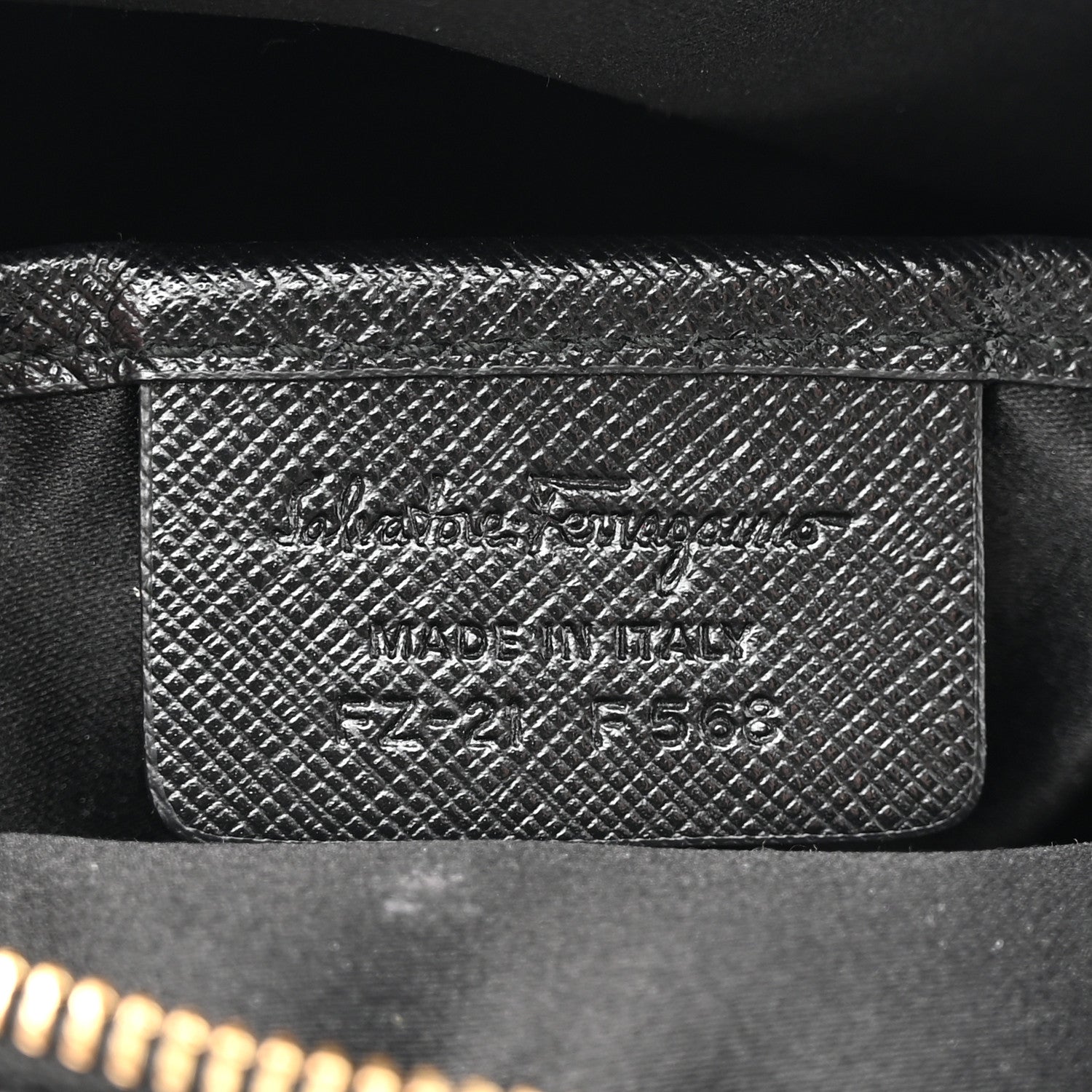 Salvatore Ferragamo Hammered Calfskin Lydia Bow Camera Bag Black 7 of 10