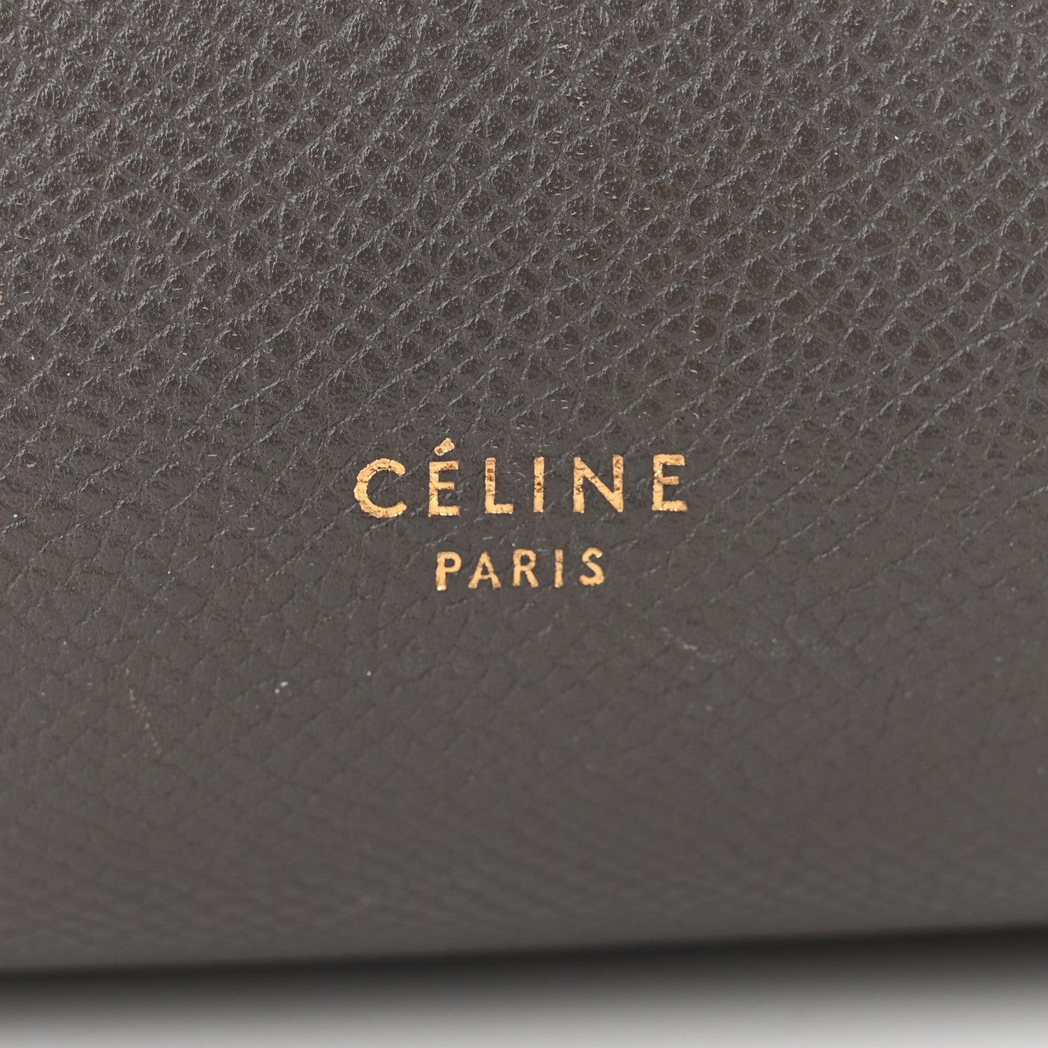 Celine Grained Calfskin Mini Belt Bag Grey 6 of 10