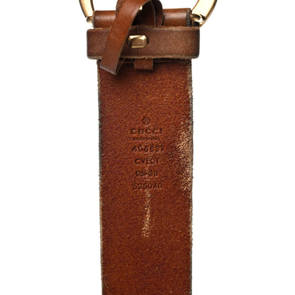 Gucci Faded Calfskin Double G 40mm Belt 95 38 Cuir 3 of 8