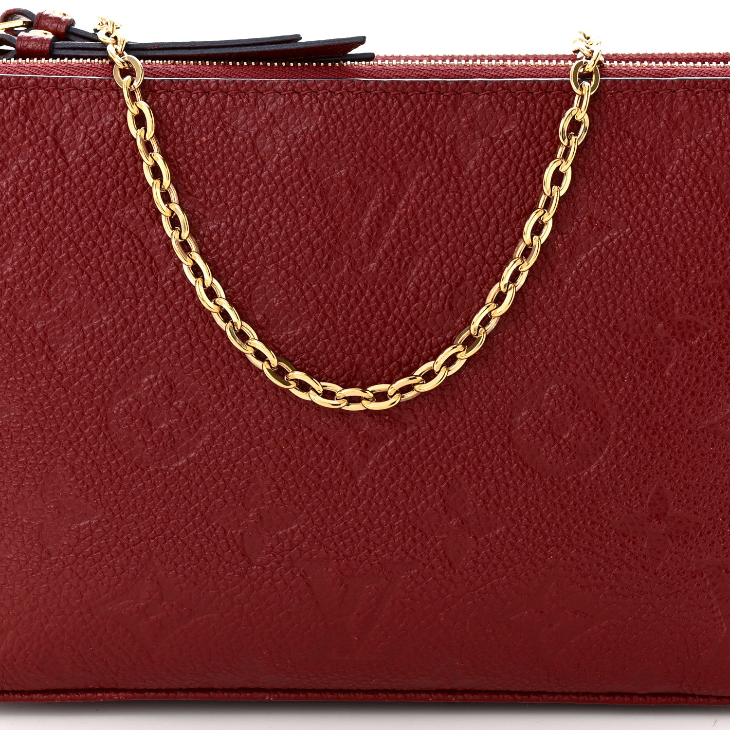 Louis Vuitton Empreinte Double Zip Pochette Cherry Berry 9 of 13