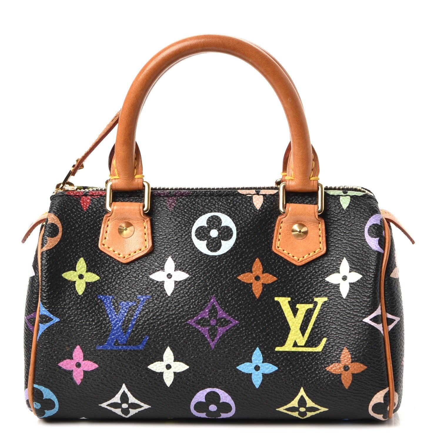 Louis Vuitton Monogram Multicolor Mini Sac HL Speedy Black 1 of 7