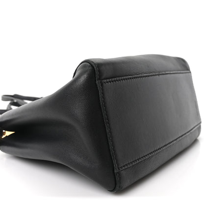 Fendi Nappa Mini Peekaboo Iconic Satchel Black 8 of 9