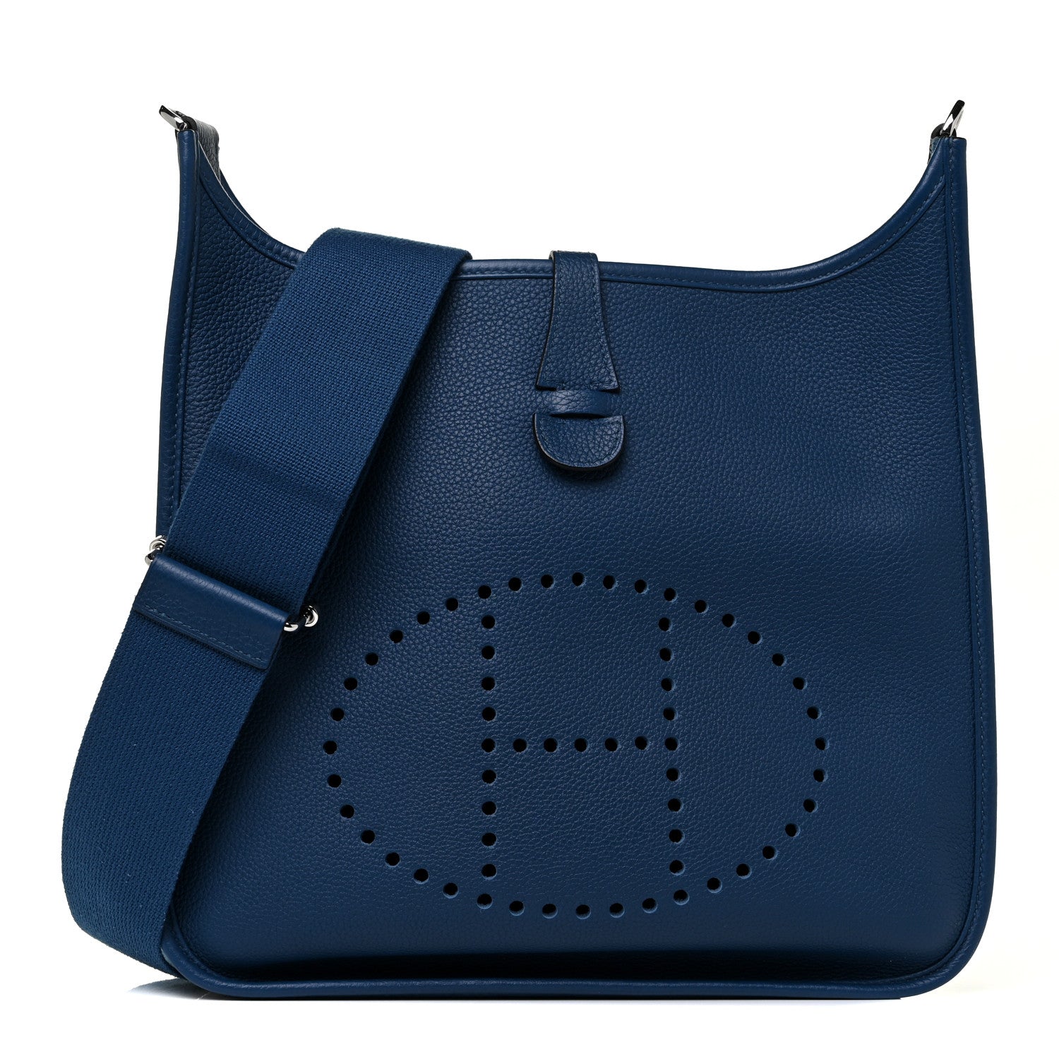 Hermes Taurillon Clemence Evelyne III PM Deep Blue 1 of 10