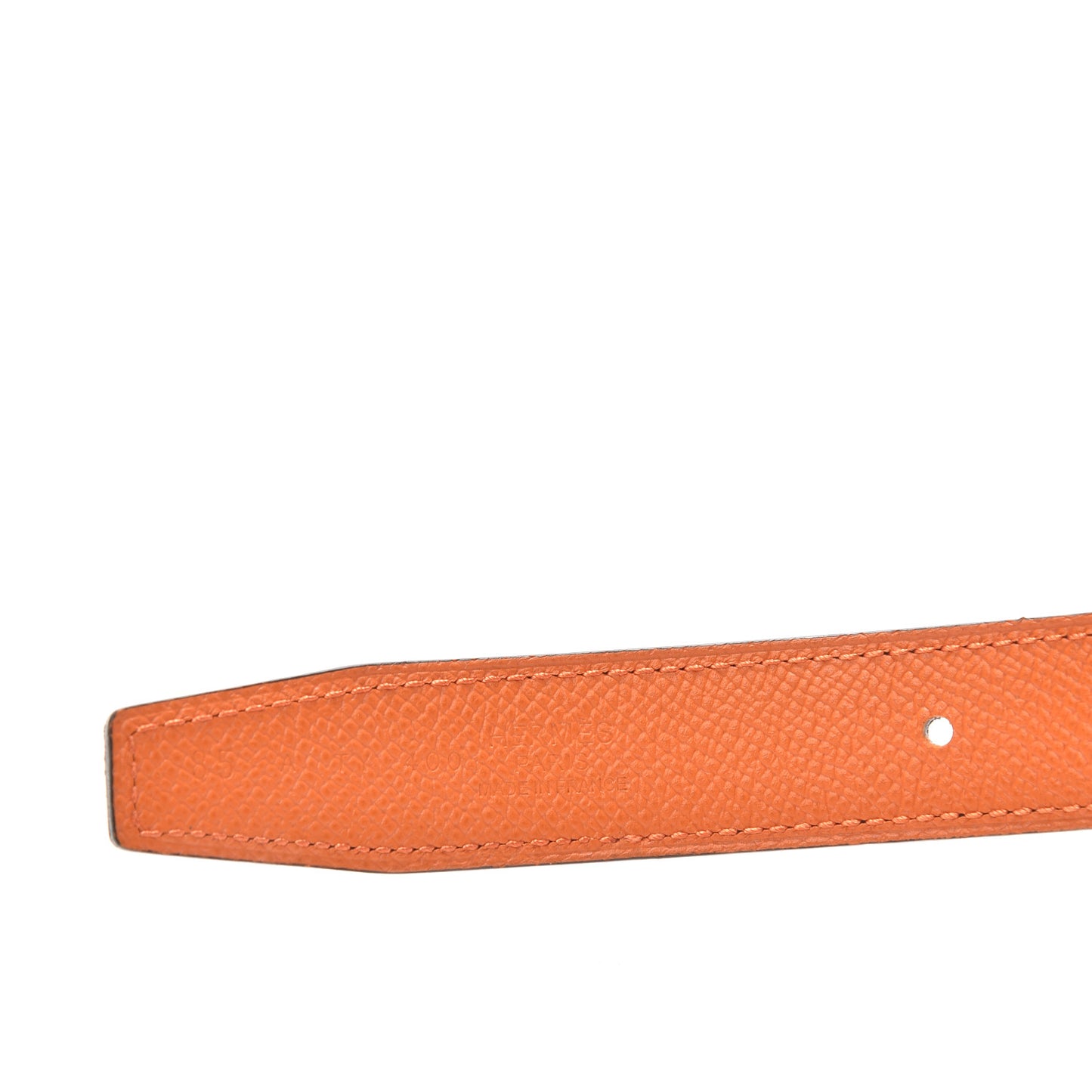 Epsom Swift 24mm Mini Constance H Belt 85 Orange Black