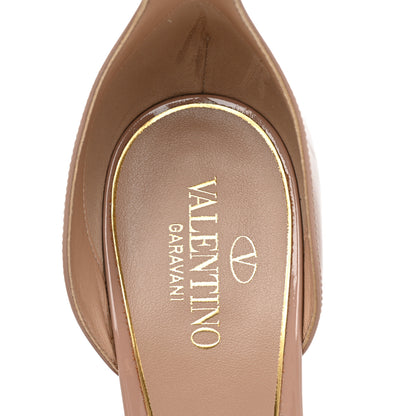 Valentino Garavani Patent Tan-Go 55/155mm Platform Sandals 39 Rose Cannelle 7 of 10