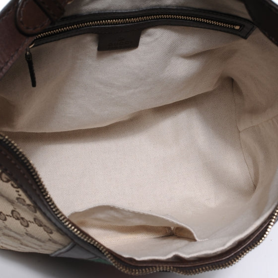 Monogram Vintage Web Medium Hobo Dark Brown