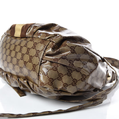 Gucci Crystal Monogram Web Hobo 6 of 10