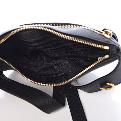 Prada Vitello Daino Small Belt Bag Black 5 of 11