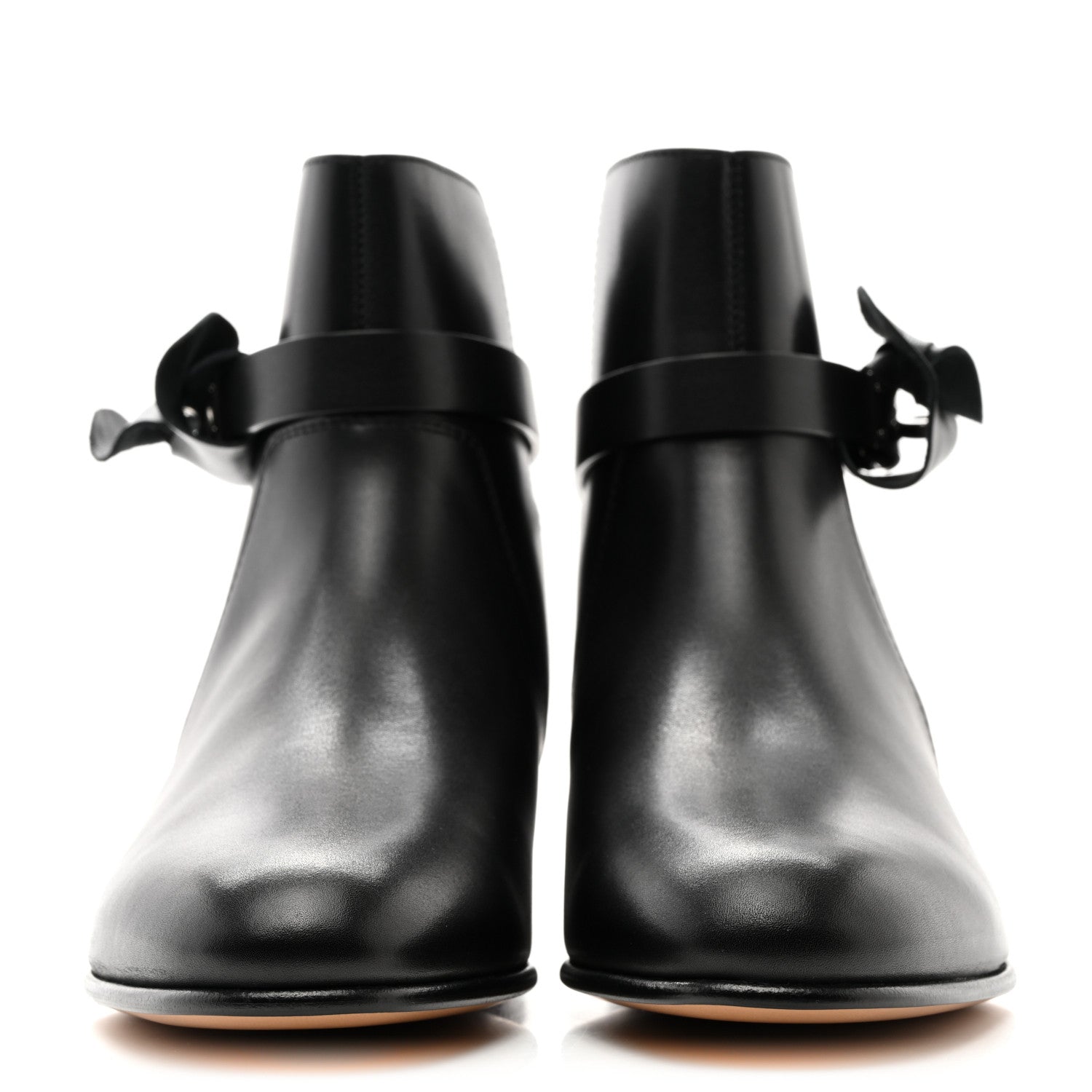 Hermes Calfskin Neo Ankle Boots 36 Black 2 of 9