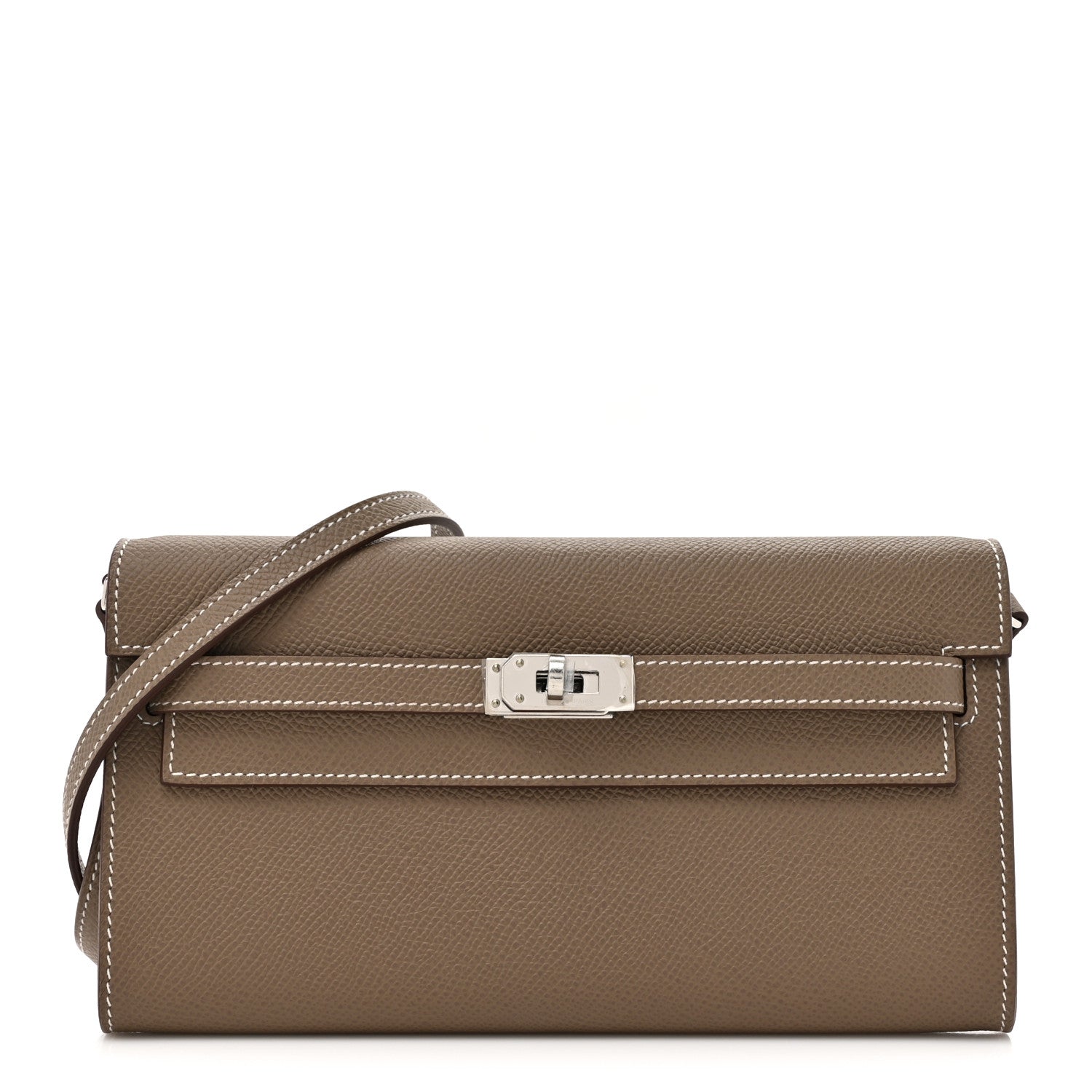 Hermes Epsom Kelly Wallet To Go Etoupe 1 of 11