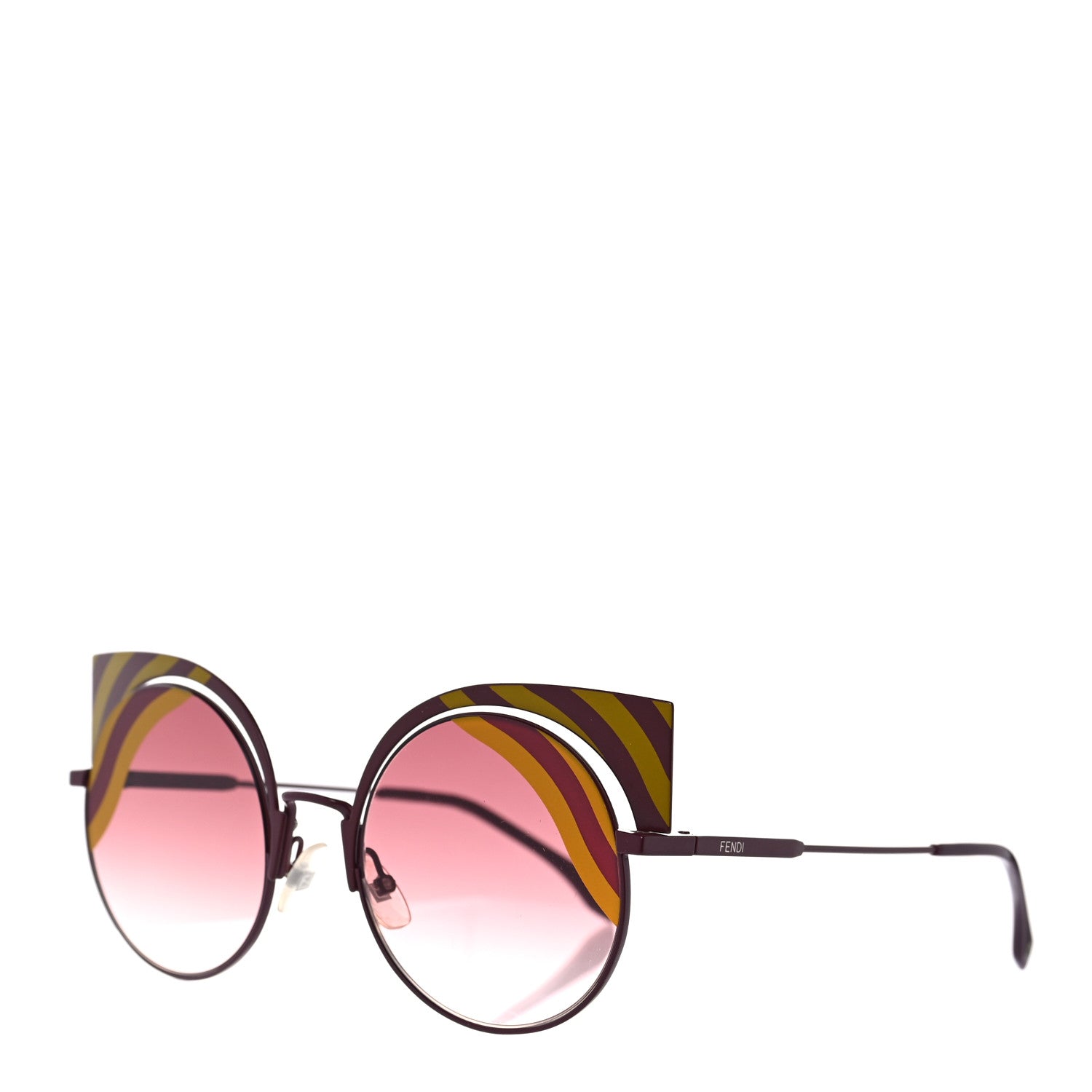 Fendi Hypnoshine Sunglasses FF 0215/S Burgundy Yellow 2 of 11