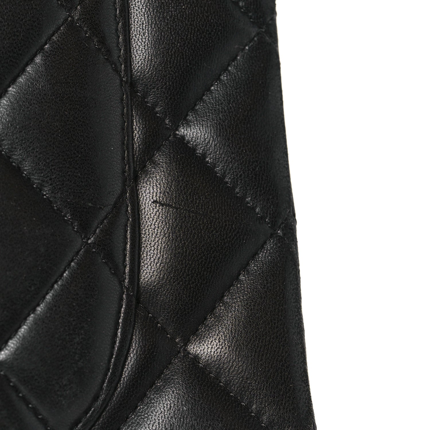 Chanel Lambskin Quilted Maxi Double Flap Black 10 of 11