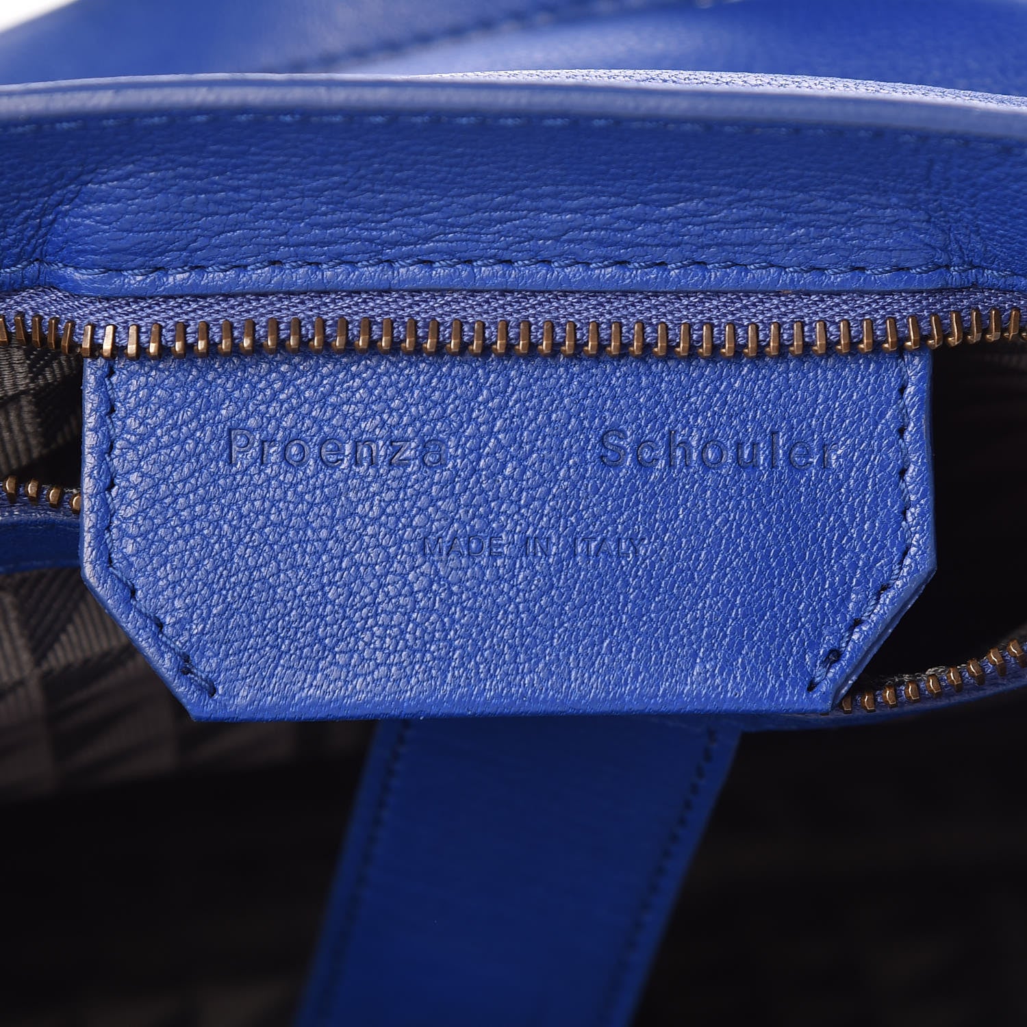 Proenza Schouler Lambskin Medium PS1 Satchel Royal Blue 8 of 9