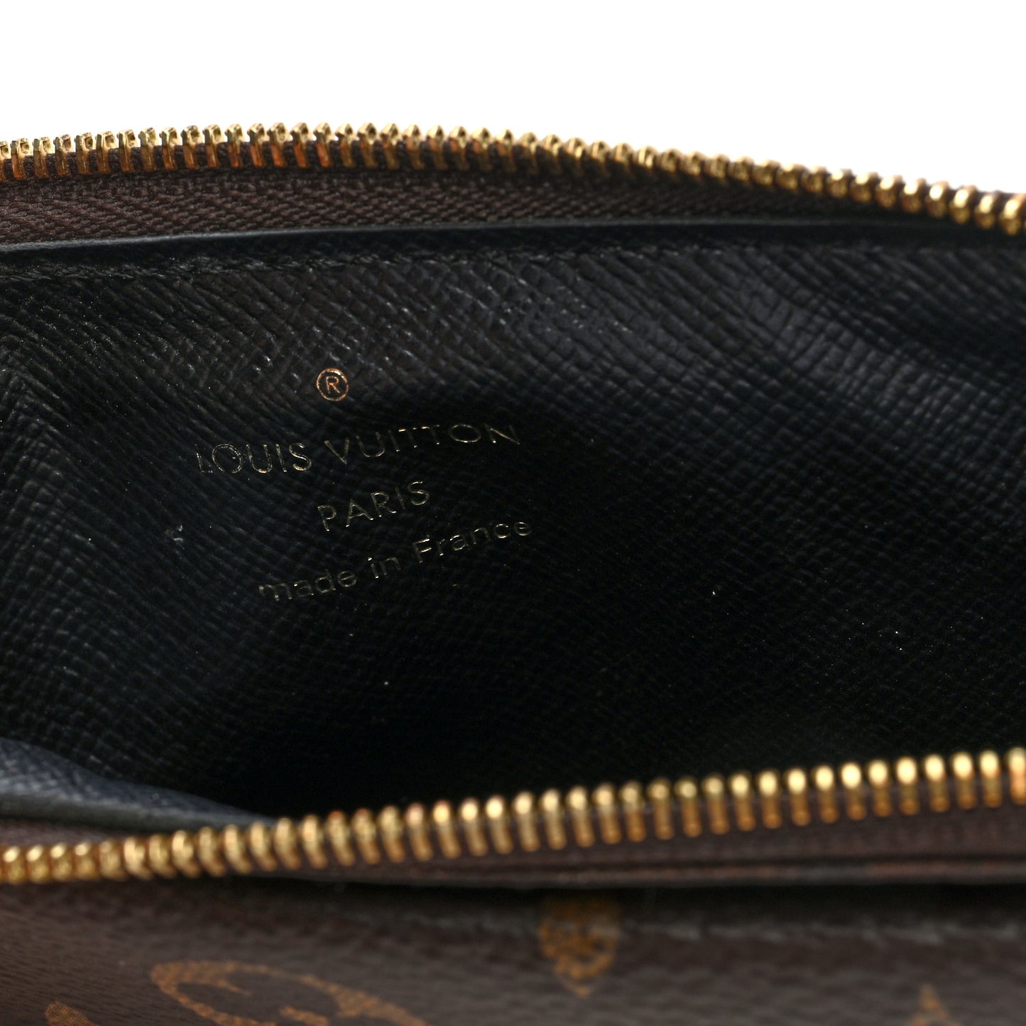 Monogram Recto Verso Card Holder Black