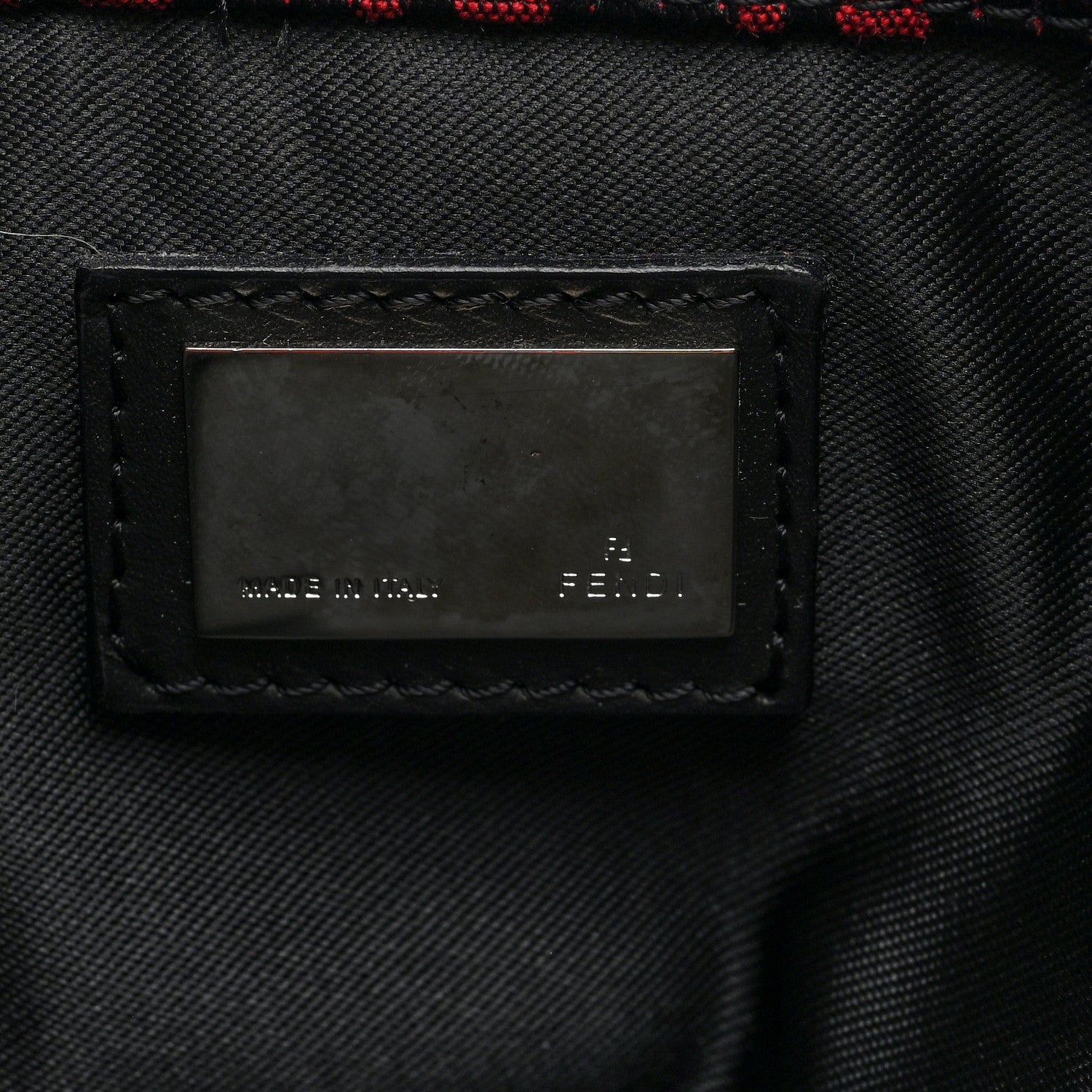 Fendi Zucchino Hobo Red 6 of 9