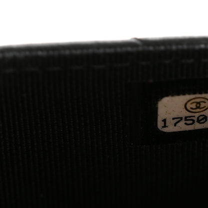 Chanel Lambskin Quilted Flap Card Holder Black 7 of 10