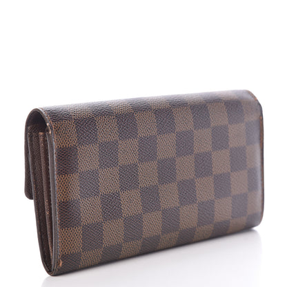 Louis Vuitton Damier Ebene Sarah Wallet 3 of 17