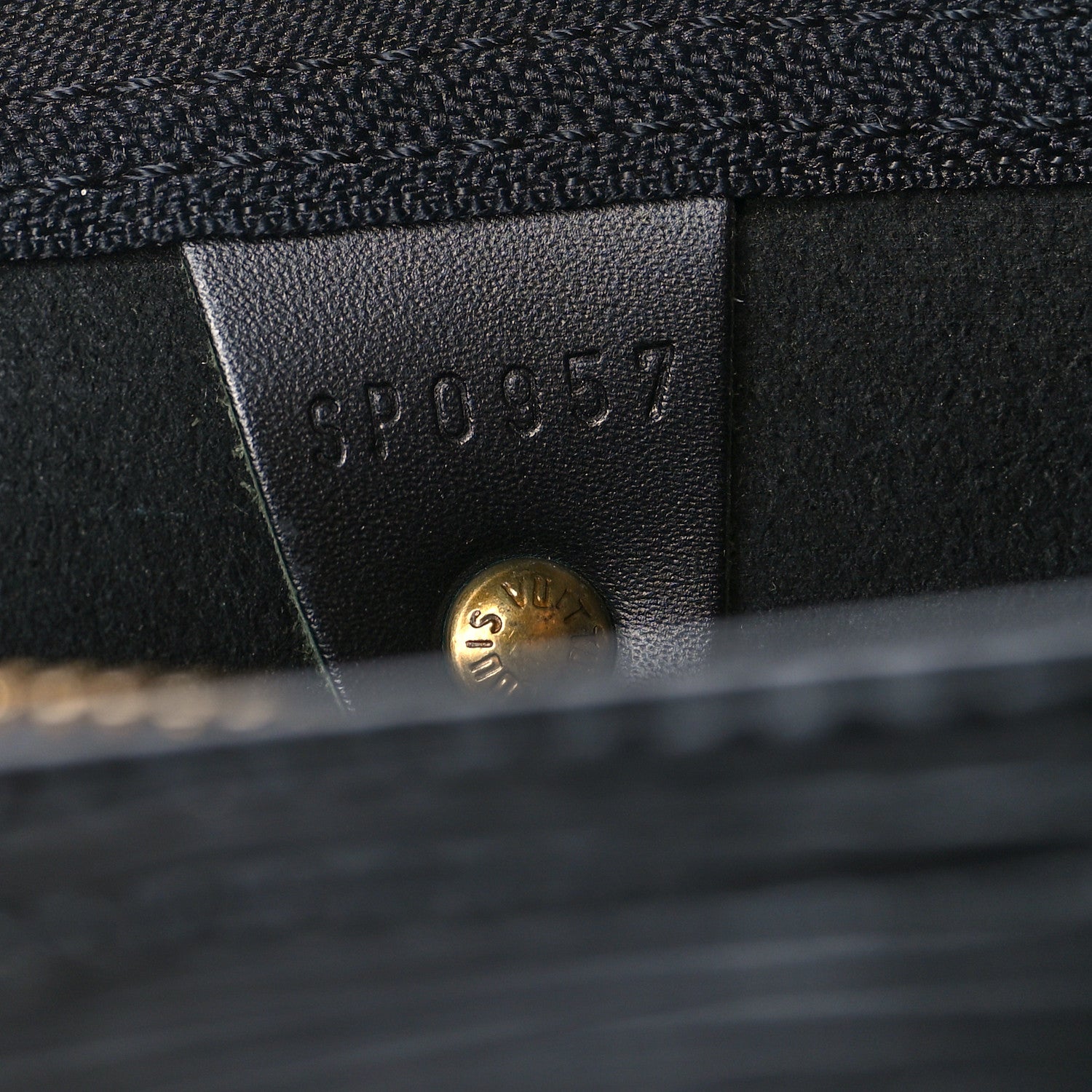 Louis Vuitton Epi Keepall 45 Black 6 of 16