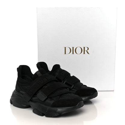 Christian Dior Shiny Oblique Technical Fabric Nylon Womens D-Wander Sneakers 35.5 Black 10 of 10