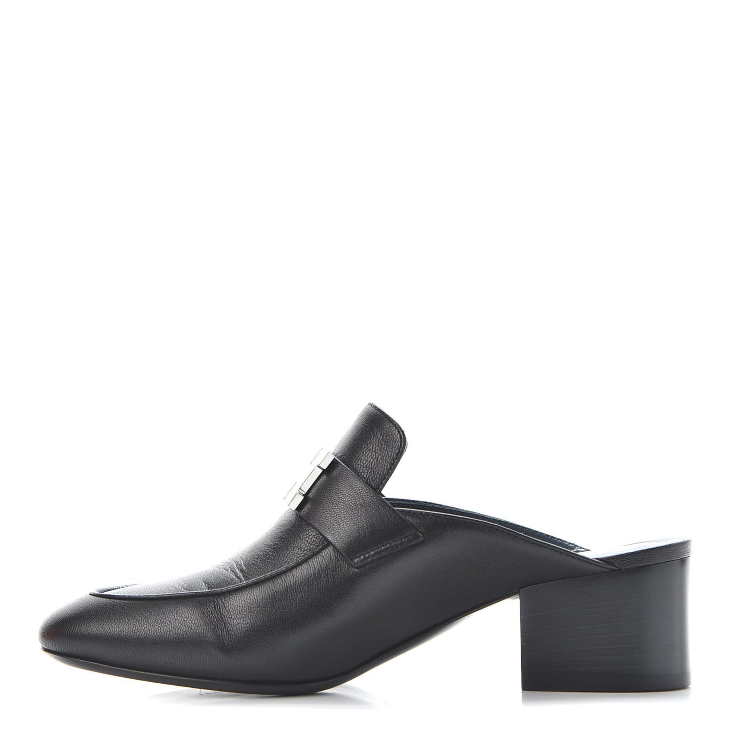 Goatskin Paradis Mules 35 Black