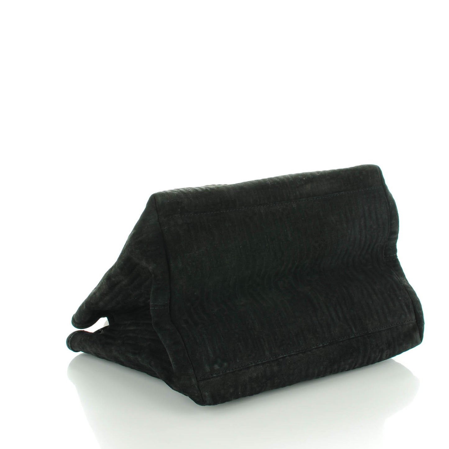 Monogram Suede Embossed Whisper PM Kohl