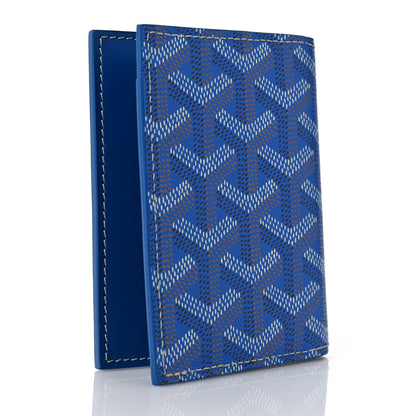 Goyard Goyardine Saint Marc Folding Card Case Sky Blue 3 of 9