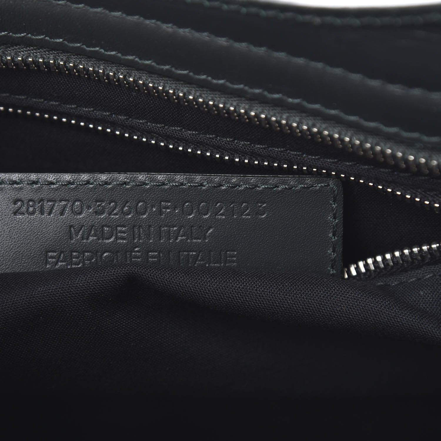 Balenciaga Smooth Calfskin Metallic Patent Giant 12 Silver Hardware City Vert Poker Fonce 7 of 12