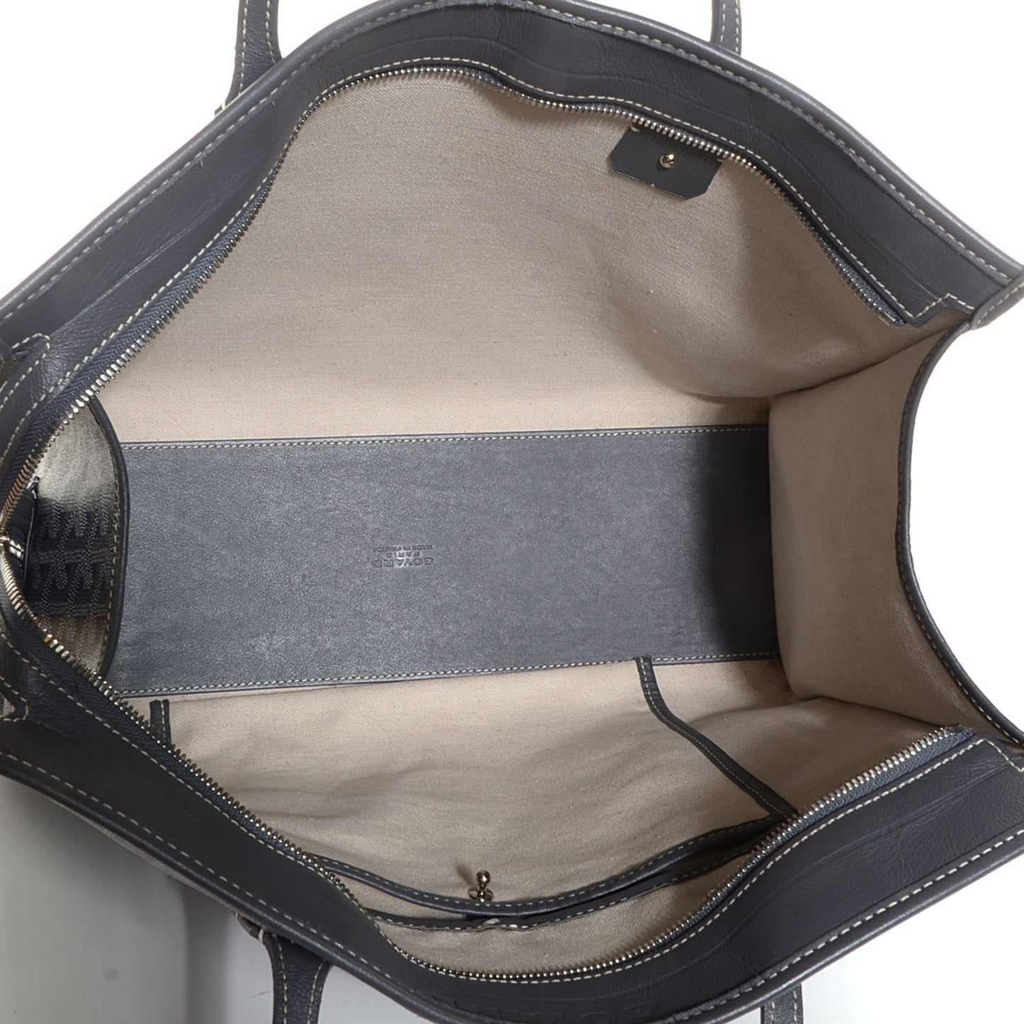 Goyardine Marquises Tote Grey