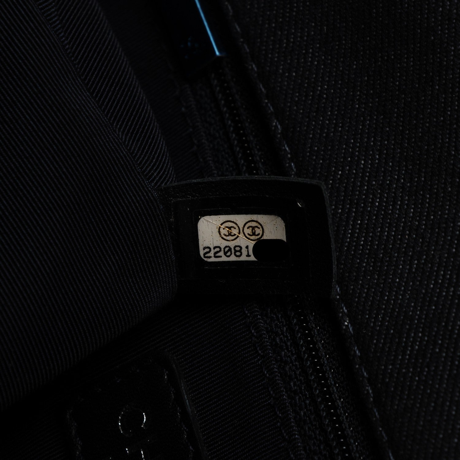 Chanel Denim Pleated Denim Turtle Flap Dark Blue 7 of 7