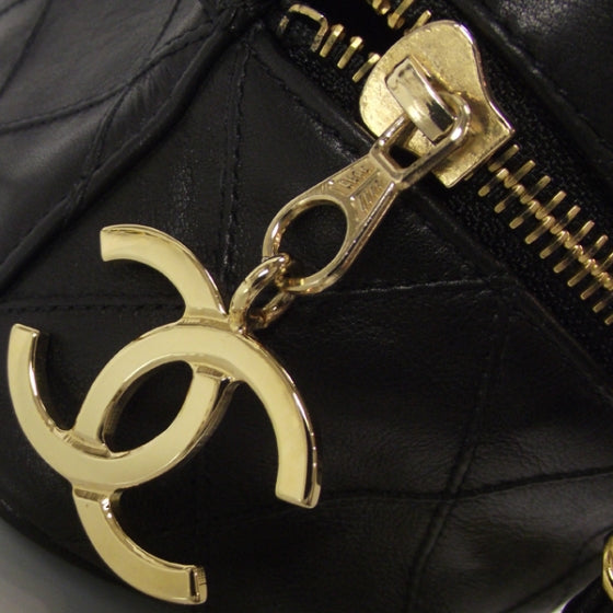Chanel Lambskin Diamond Stitch Shoulder Bag Black 11 of 11