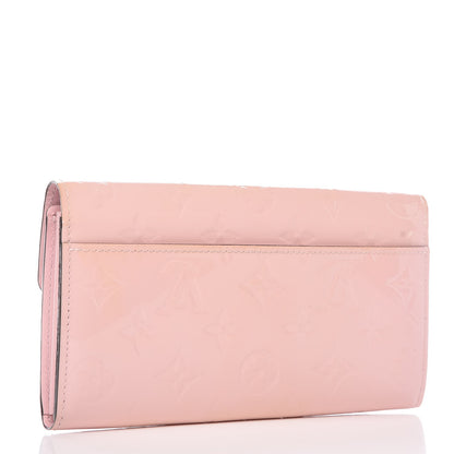 Louis Vuitton Vernis Sarah Wallet NM Rose Ballerine 3 of 8