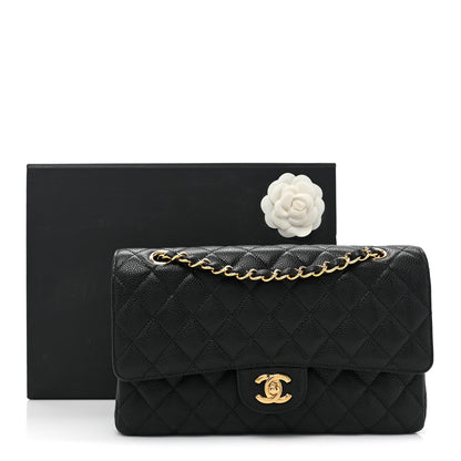 Chanel Caviar Quilted Medium Double Flap Black 11 of 11
