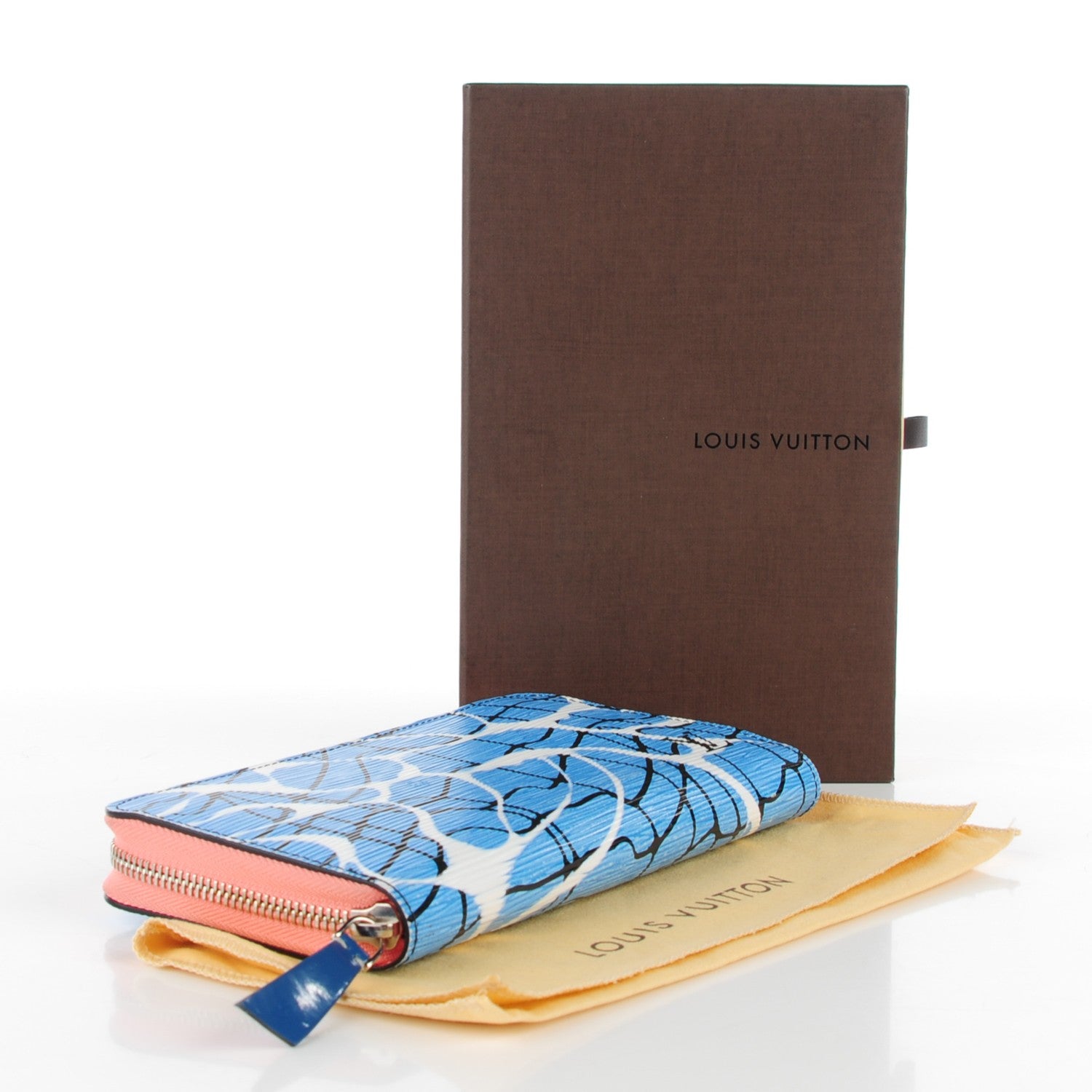 Louis Vuitton Epi Zippy Wallet Aqua 4 of 7