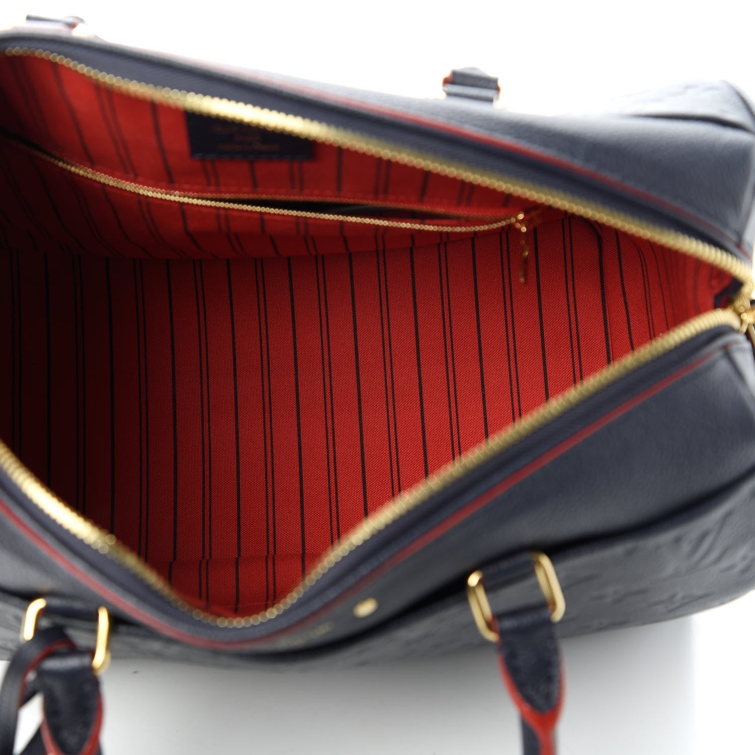 Louis Vuitton Empreinte Speedy Bandouliere 30 NM Marine Rouge 5 of 10