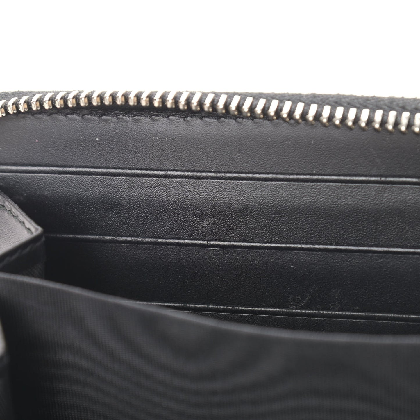 Guccissimma Signature Dorian Zip Around Wallet Black