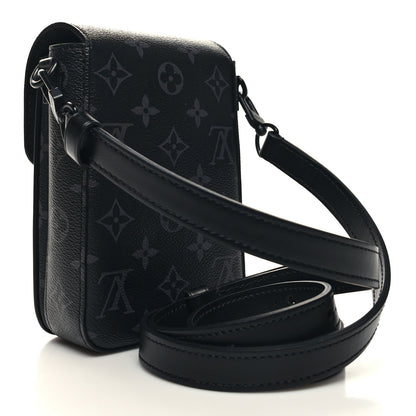 Louis Vuitton Taurillon Monogram S Lock Wearable Wallet Black 3 of 10
