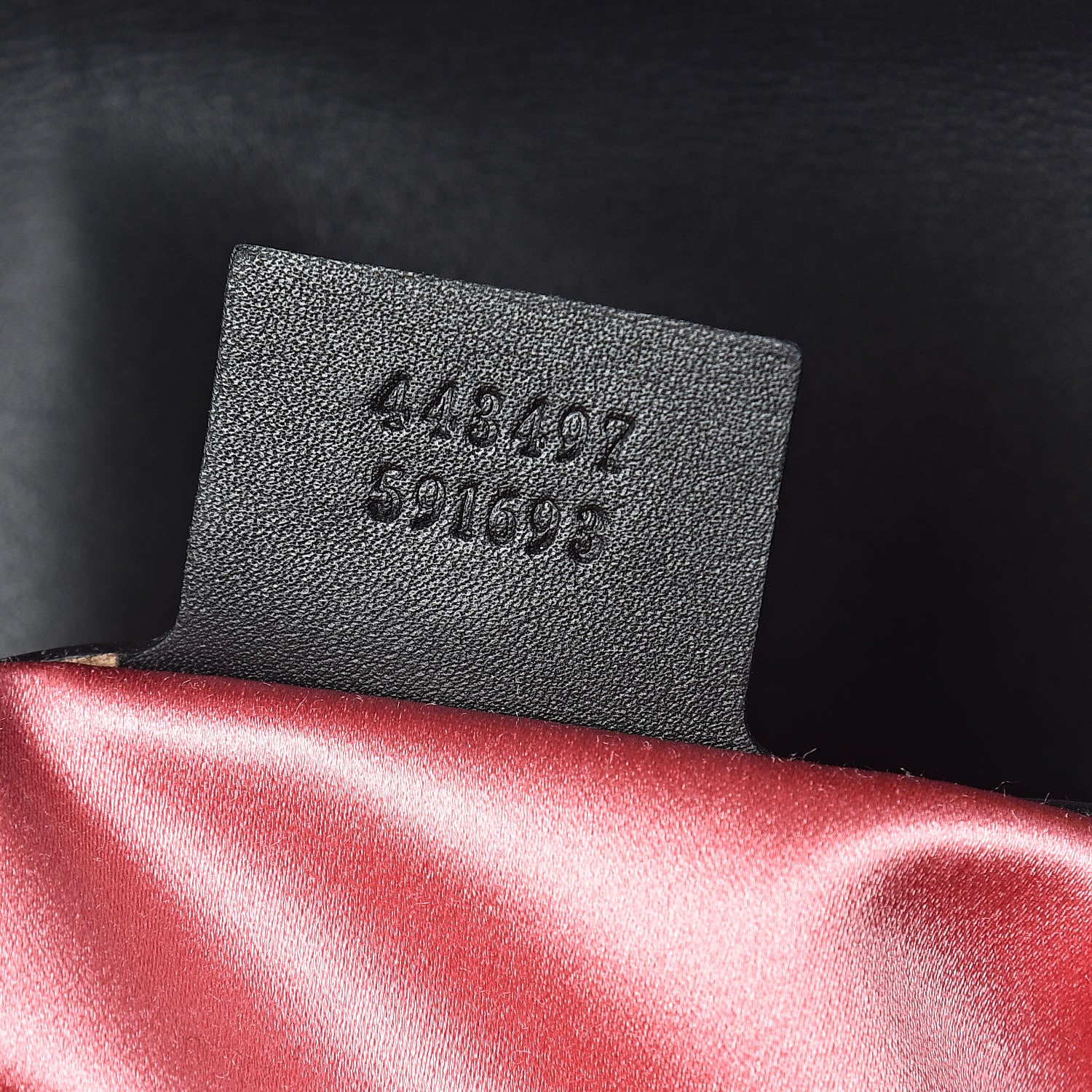 Gucci Velvet Matelasse Small GG Marmont Shoulder Bag Black 7 of 9
