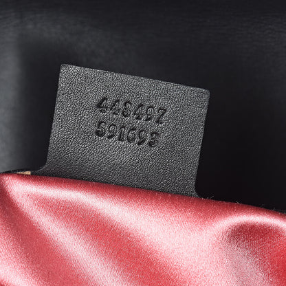 Gucci Velvet Matelasse Small GG Marmont Shoulder Bag Black 7 of 9