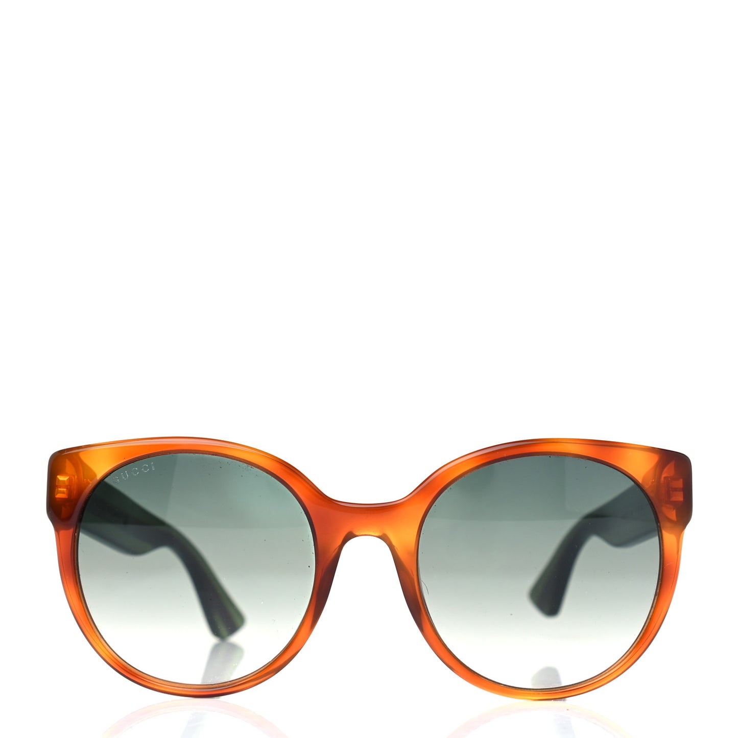 Round Eye GG Web Glitter GG0035S Sunglasses Tortoise