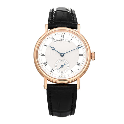 Breguet 18K Yellow Gold Alligator 35mm Classique Manual Winding Watch 5907BA/12/984 1 of 4