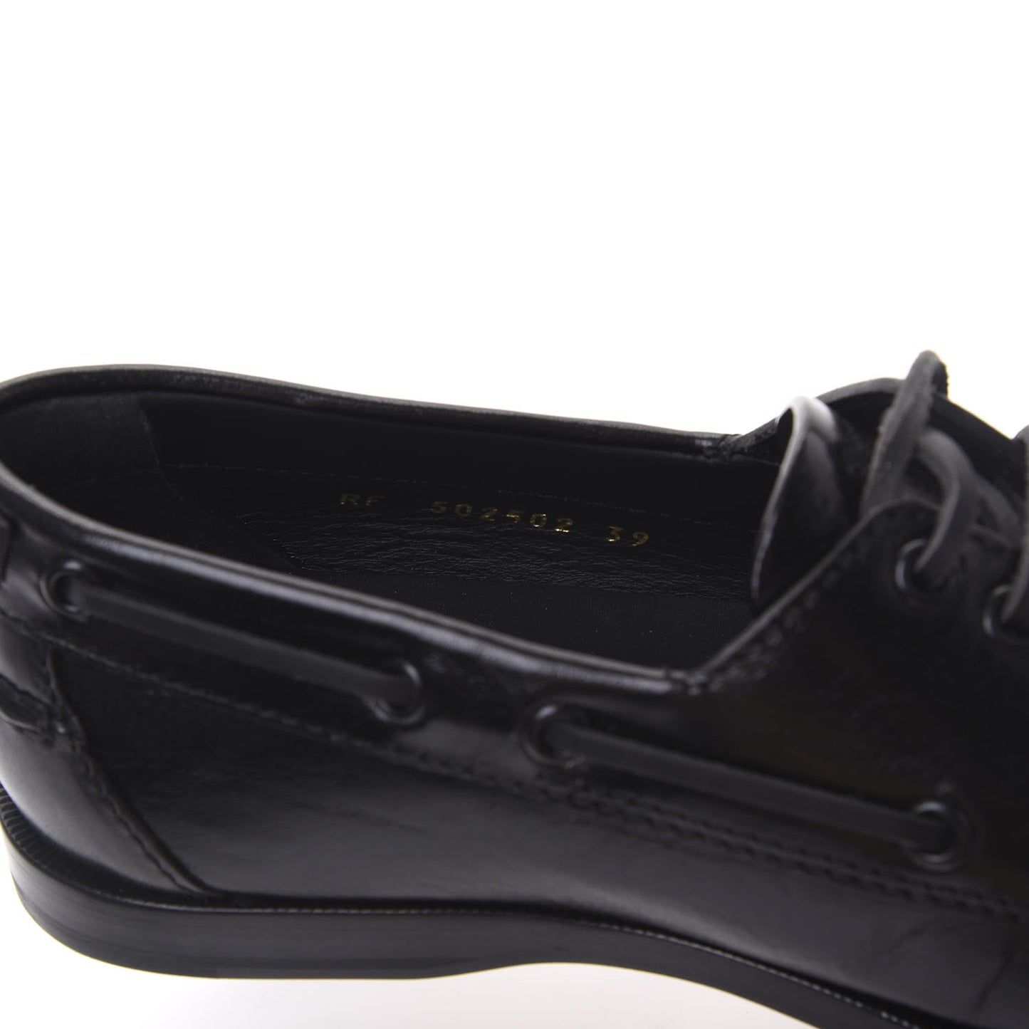Moroder Calfskin Mens Deck 20 Loafers 39 Black